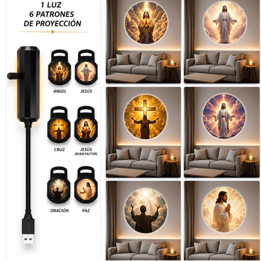 Proyector de Imágenes Celestiales de Jesús